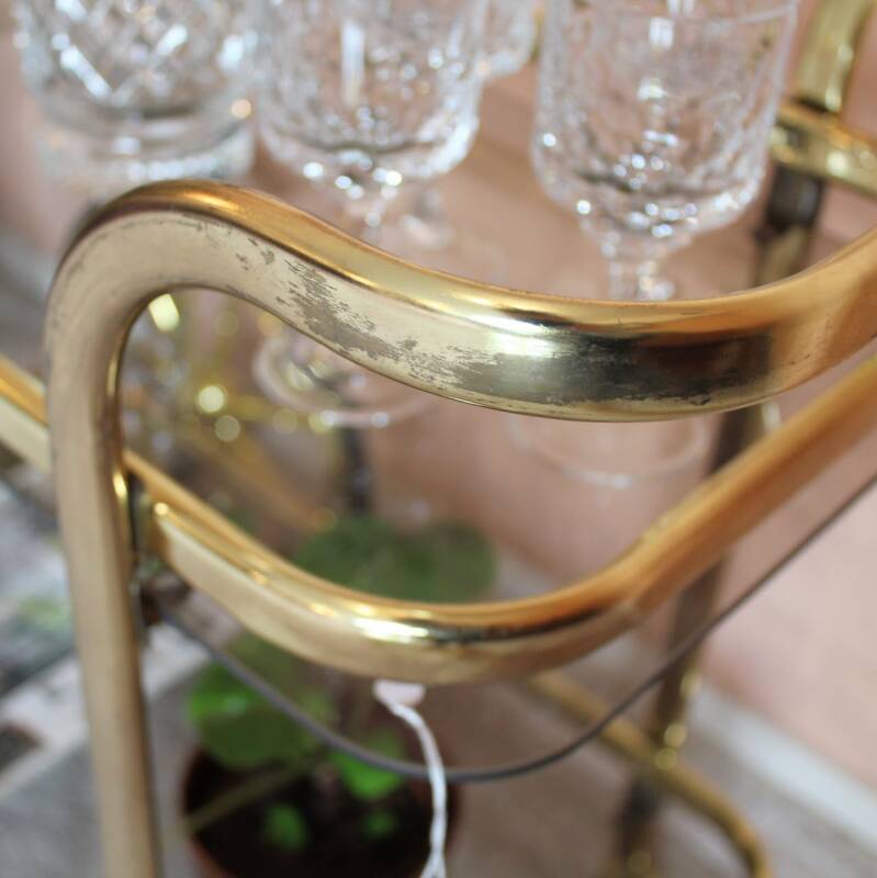 Vintage barcart/serveerwagen jaren '70