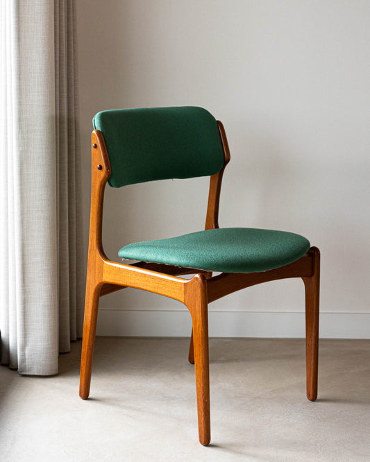 8x Vintage design eetkamerstoelen, Erik Buch
