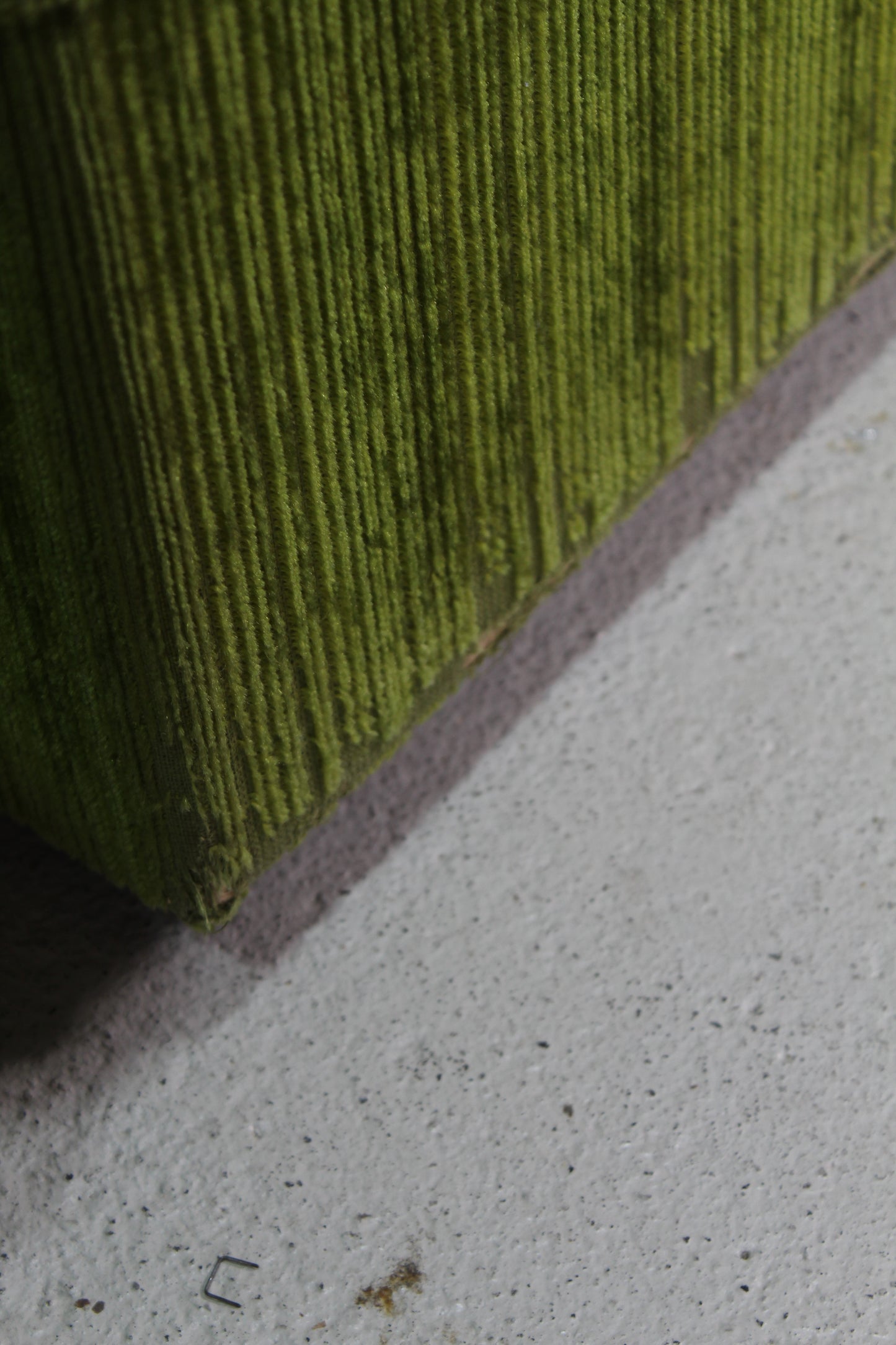 Vintage modulaire bank, hoekbank - groen, jaren '70