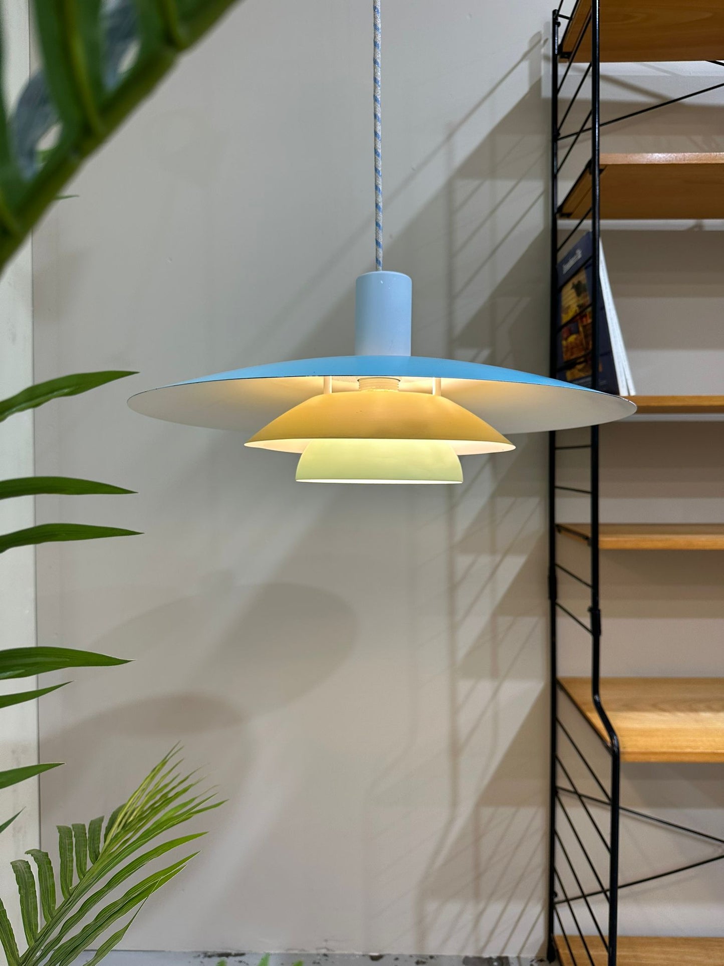 Vintage Deense hanglamp