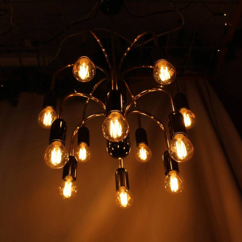 Vintage lamp gold