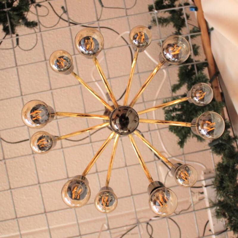 Vintage lamp gold