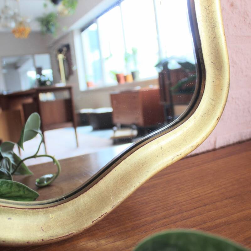 Vintage mirror wood