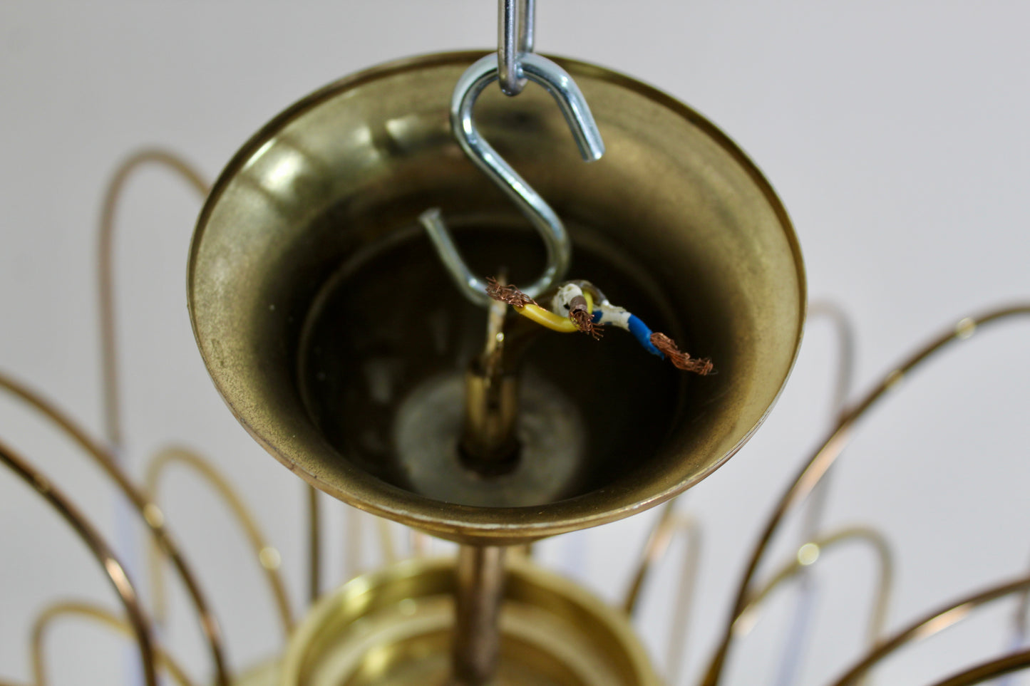 Vintage Tropfenlampe, Tropfenleuchter - 70er Jahre