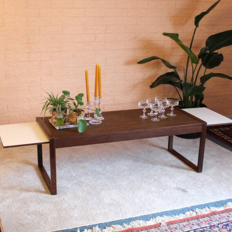Vintage salontafel, uitschuifbaar