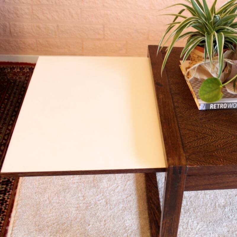 Vintage salontafel, uitschuifbaar