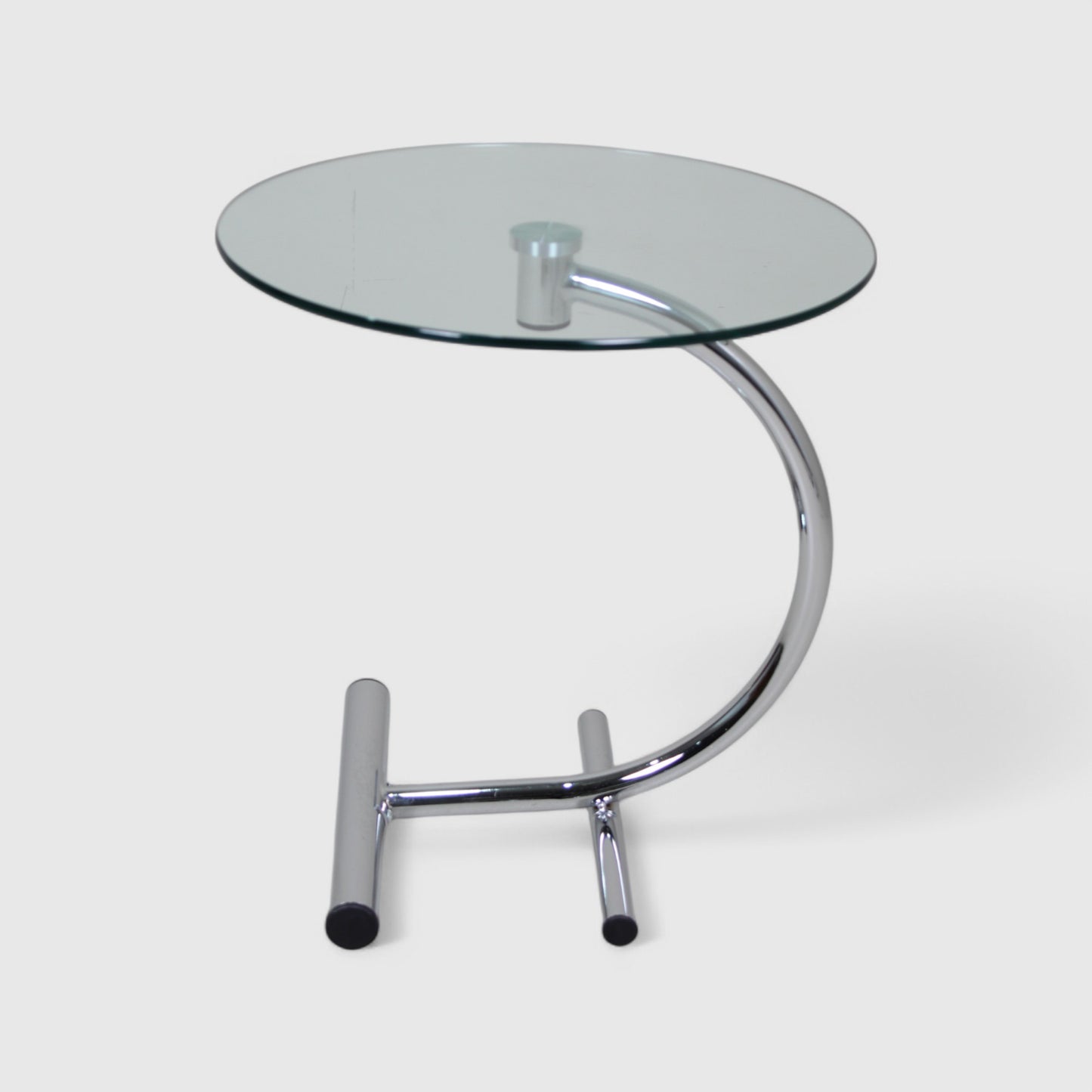 Vintage Beistelltisch - Chrom, Glas 70er