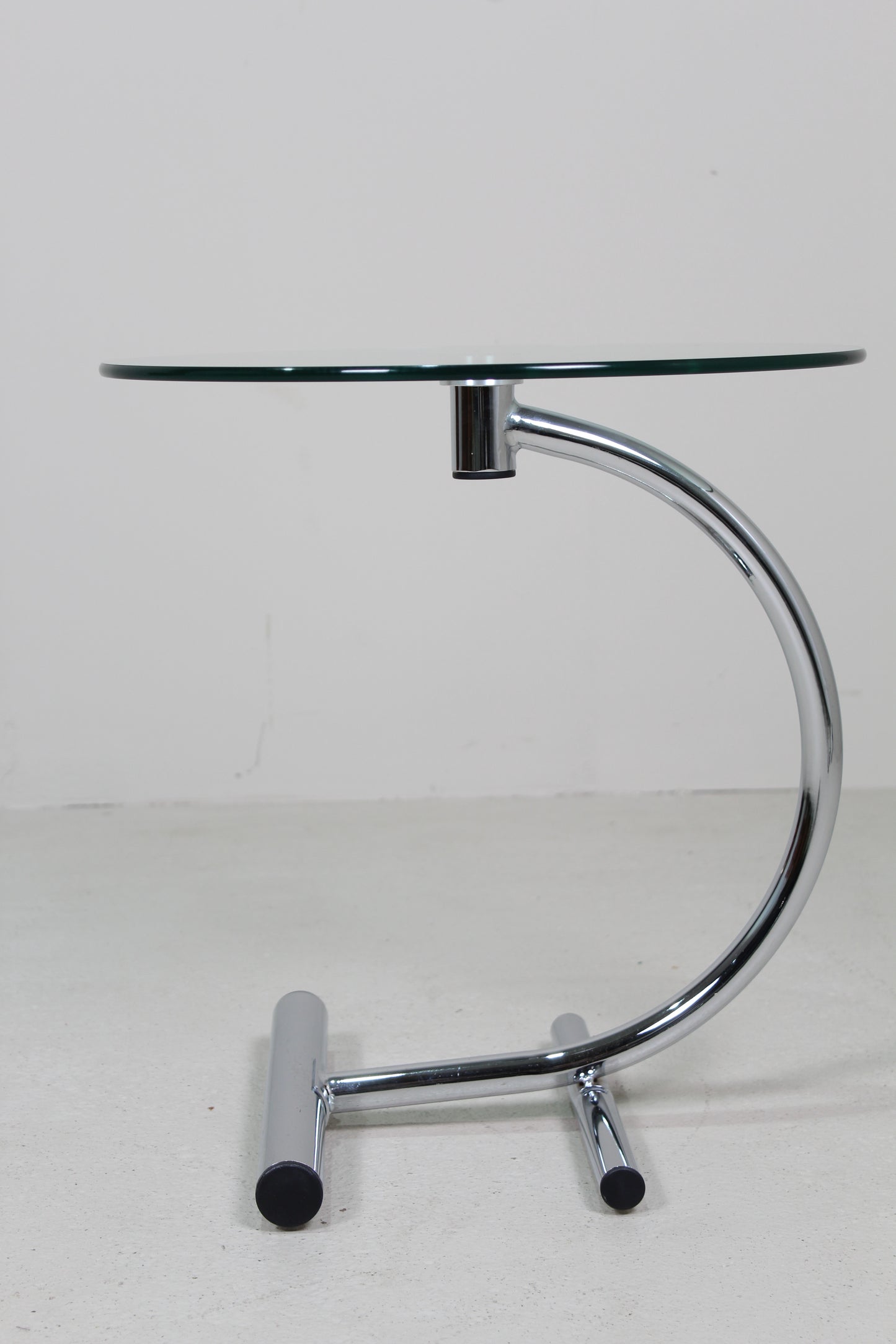Vintage Beistelltisch - Chrom, Glas 70er
