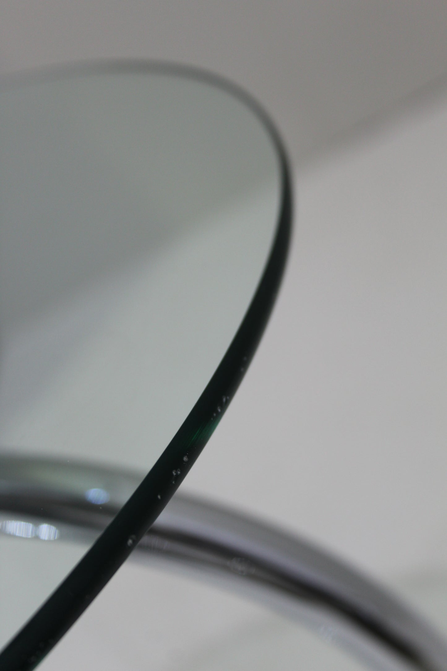 Vintage Beistelltisch - Chrom, Glas 70er