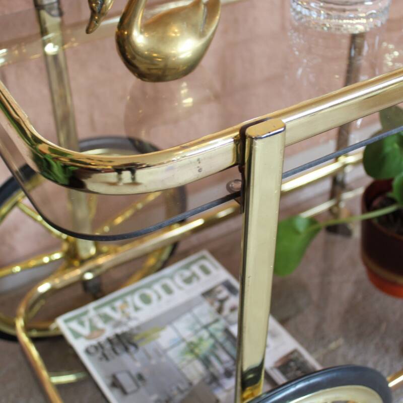 Vintage barcart/serveerwagen jaren '70