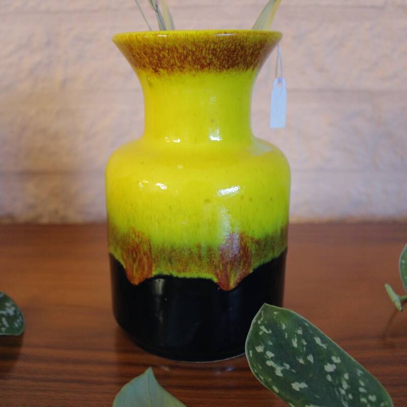 West Germany vase yellow - S