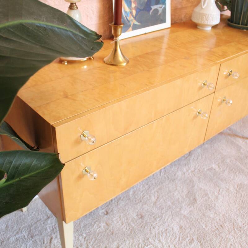 Vintage sideboard, light wood
