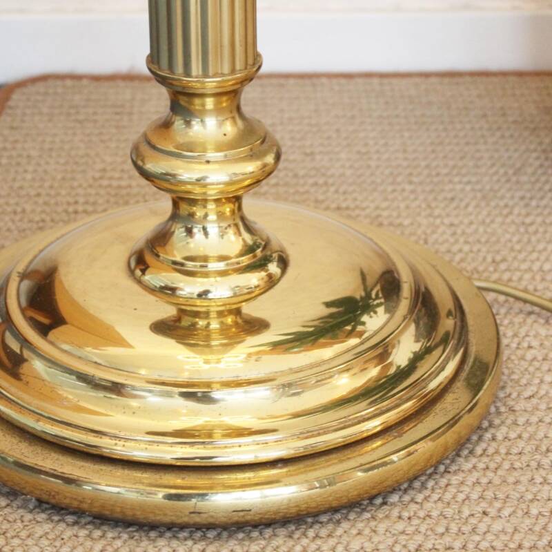 Vintage brass floor lamp