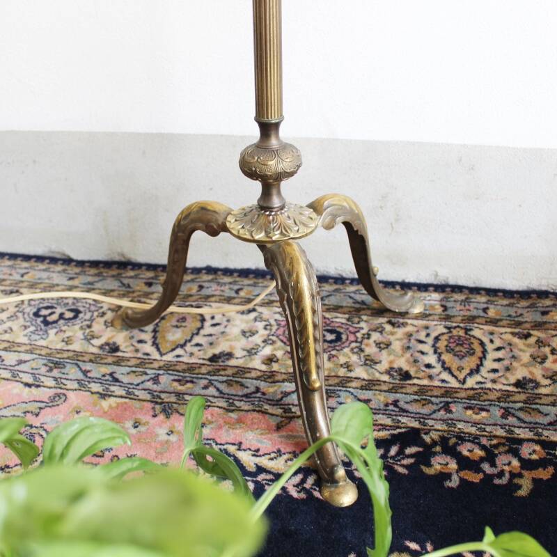 Vintage brass floor lamp