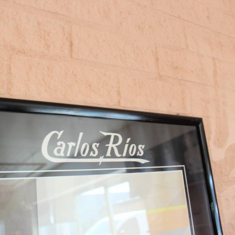 Vintage Prent Carlos Rios Chapeau Rouge