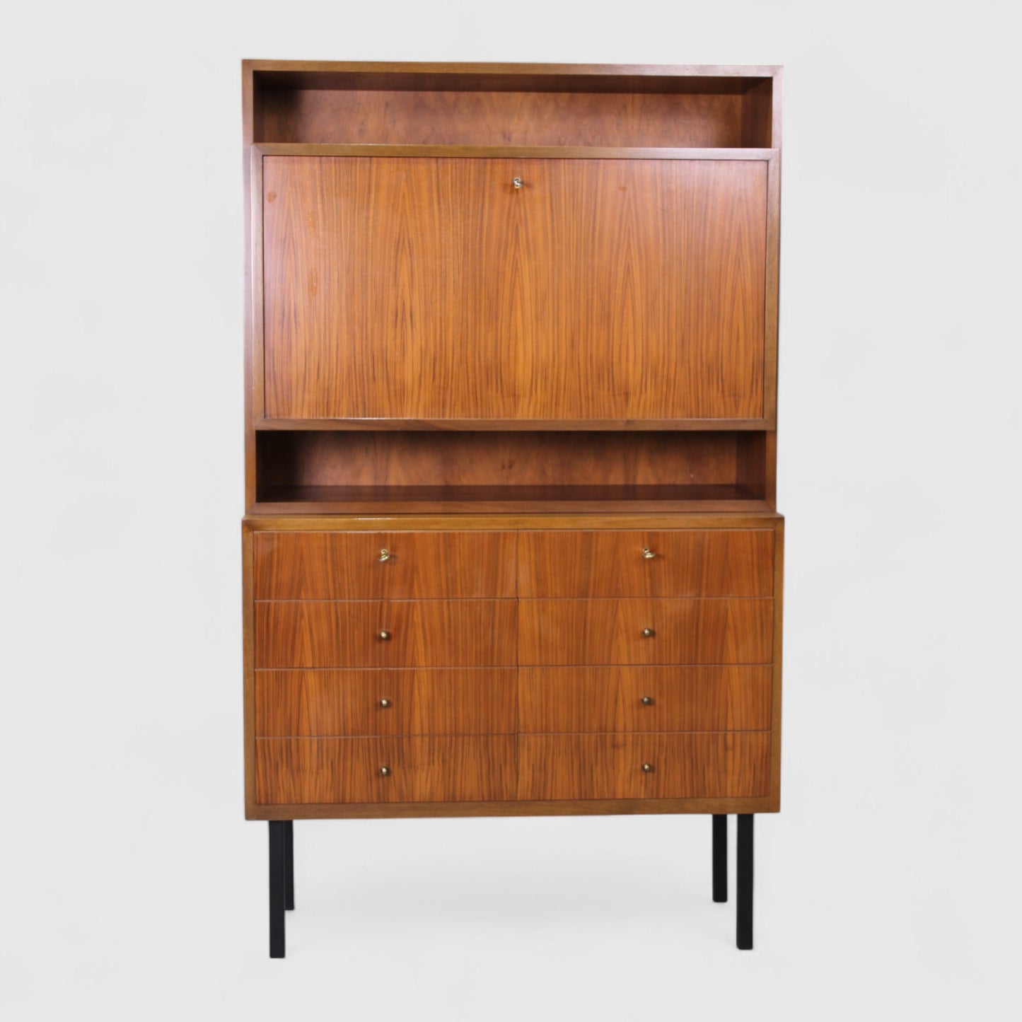 Vintage Bücherregal, Hängeschrank, Highboard - 1960er Jahre