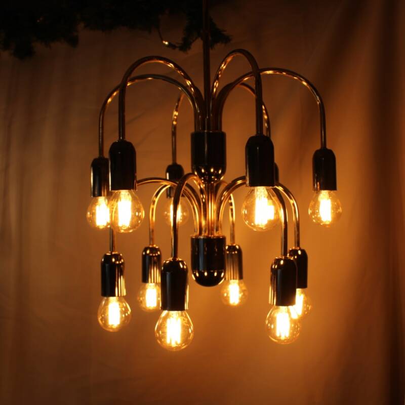Vintage lamp gold