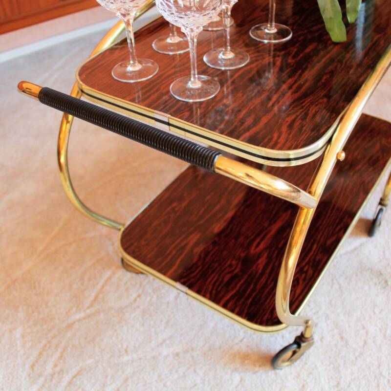 Vintage barcart/serveerwagen