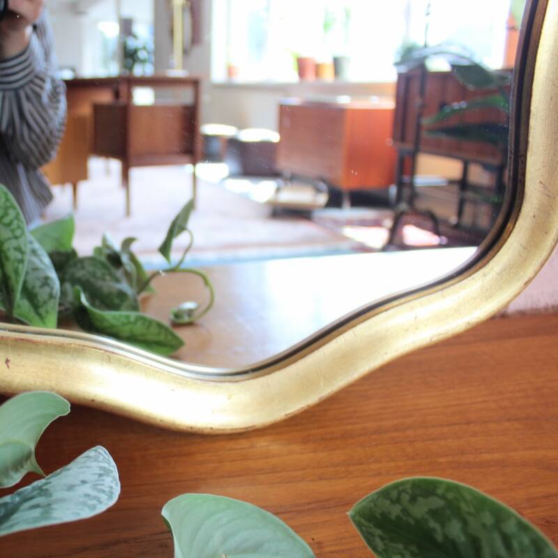 Vintage mirror wood