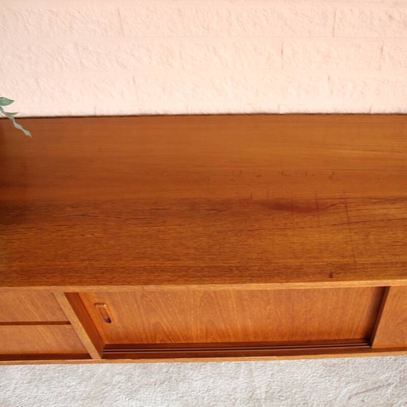 Vintage TV cabinet/lowboard teak 1960s