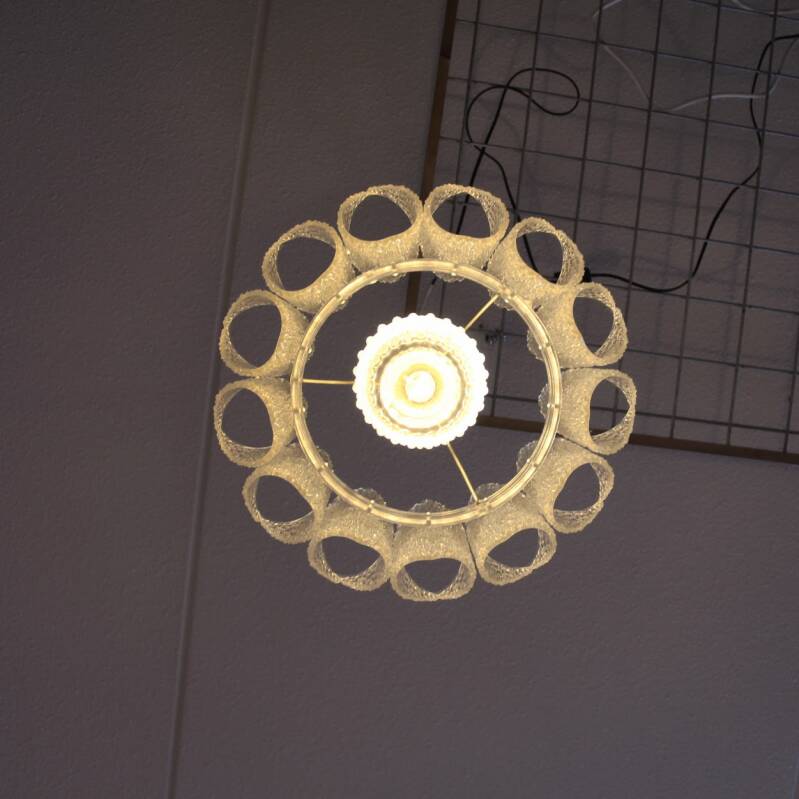 Vintage ME Marbach Butterfly lamp