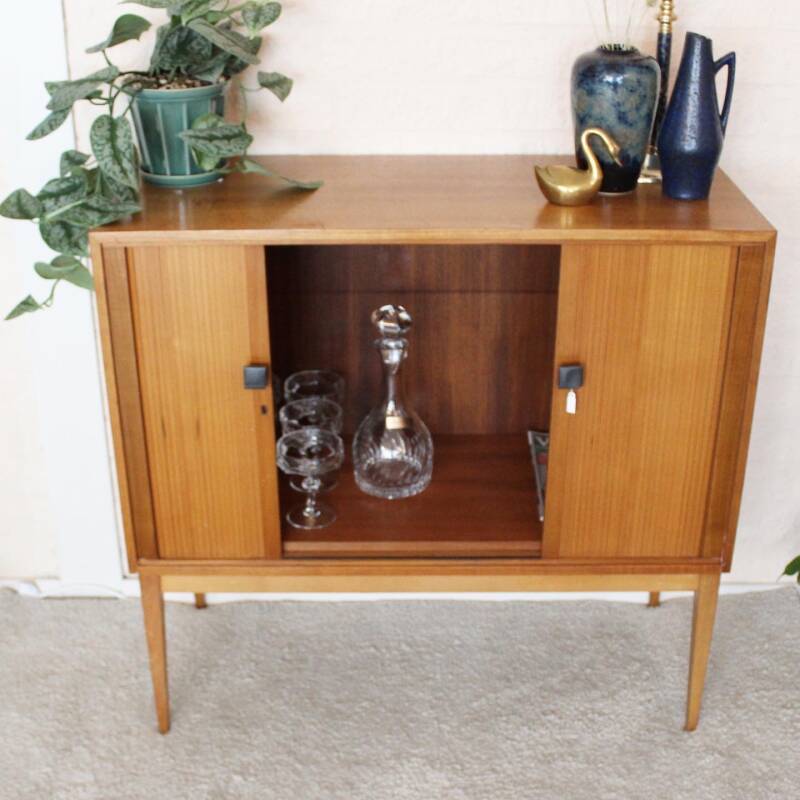 Vintage cabinet/sideboard with sliding doors