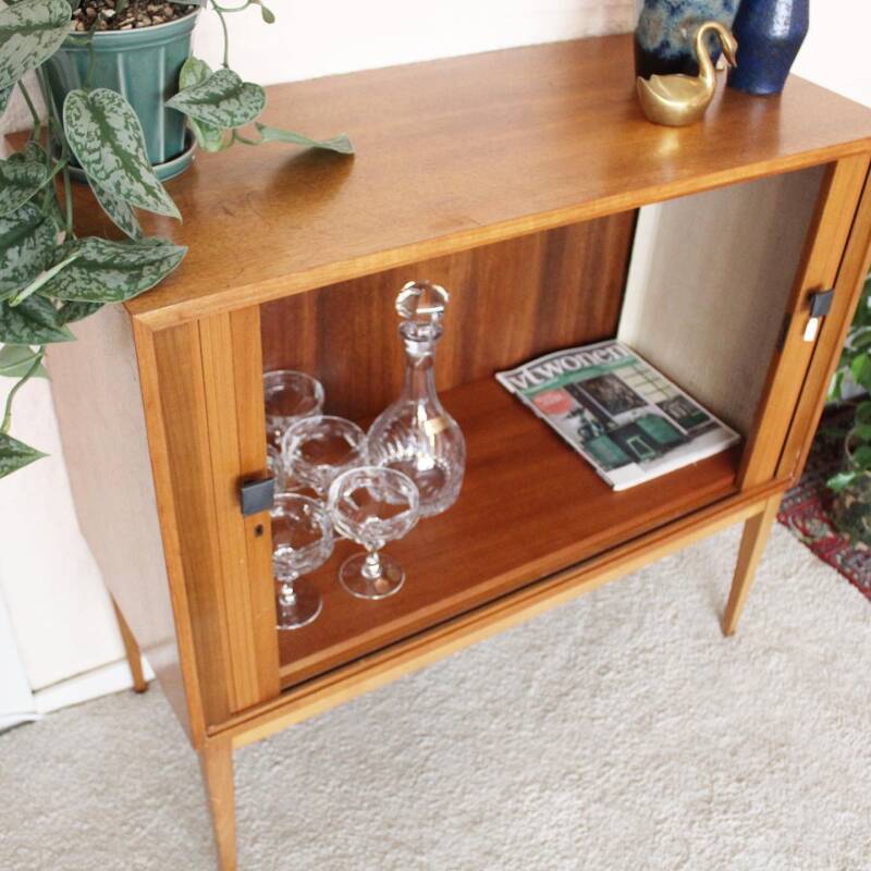 Vintage cabinet/sideboard with sliding doors