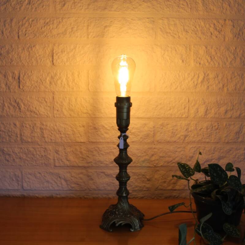Vintage brass table lamp, night light
