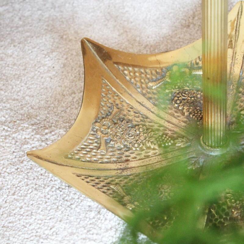 Vintage umbrella holder brass