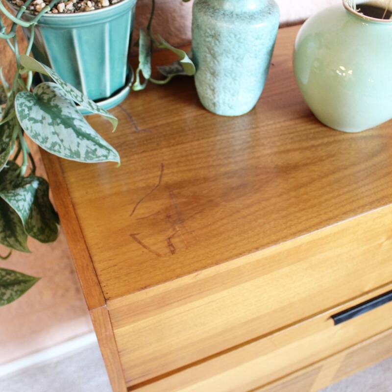 Vintage radio cabinet Loewe Opta
