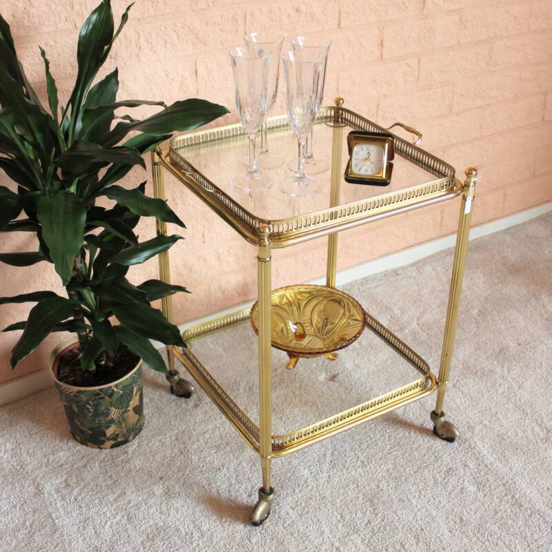 Vintage barcart/serveerwagen jaren '50
