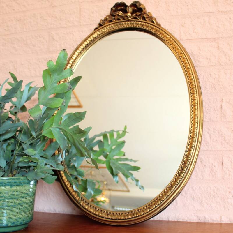 Vintage bow mirror