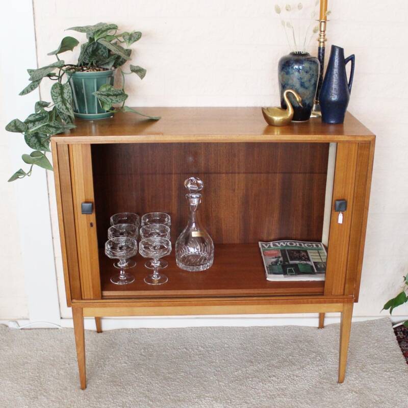 Vintage cabinet/sideboard with sliding doors