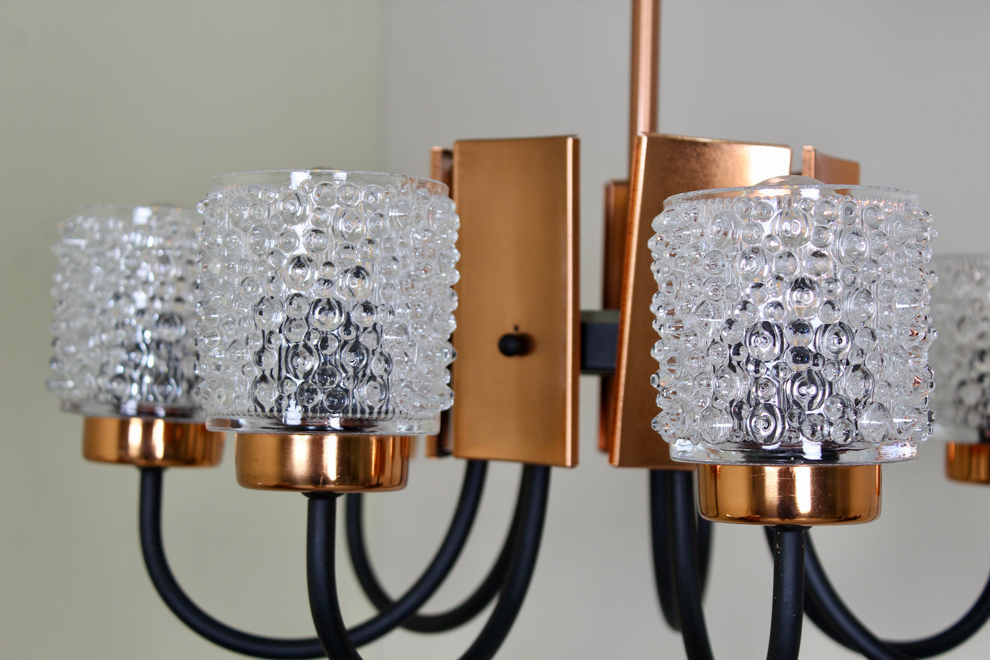 Vintage hanglamp jaren '70 - 8-armig