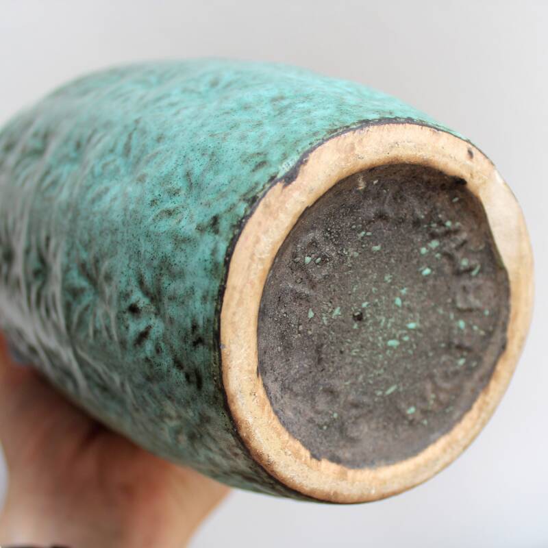 Westdeutsche Vase M - aquablau