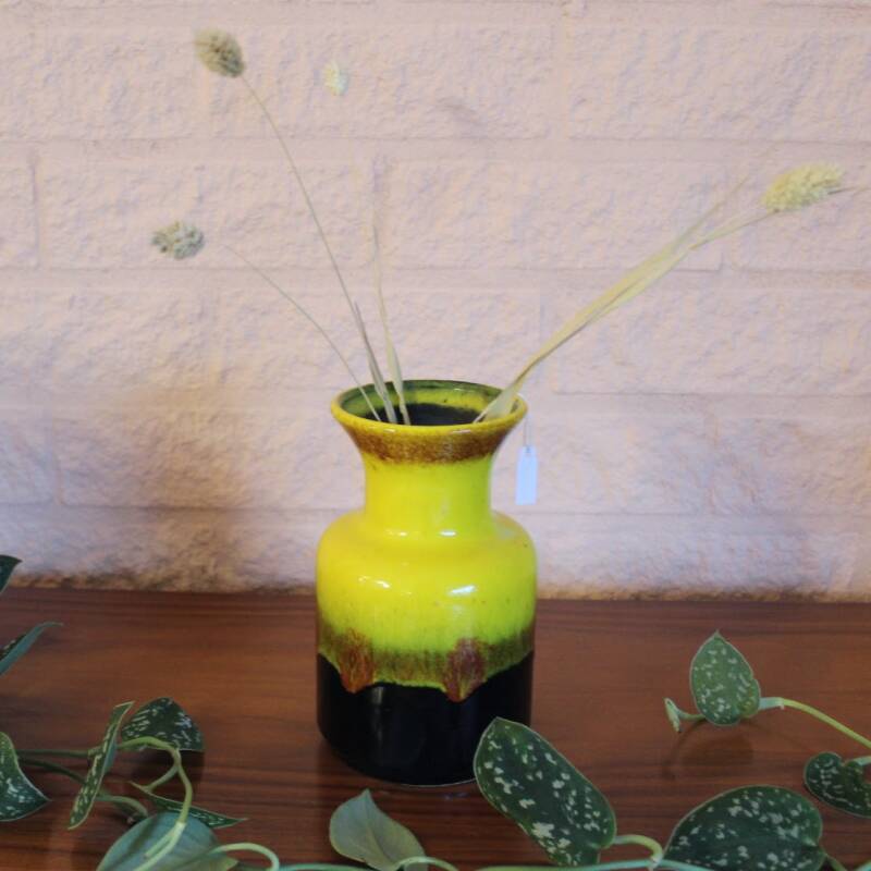 West Germany vase yellow - S