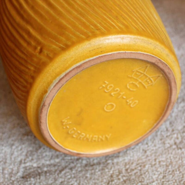 Vintage West Germany vaas geel (XL) Carstens Tönnieshof