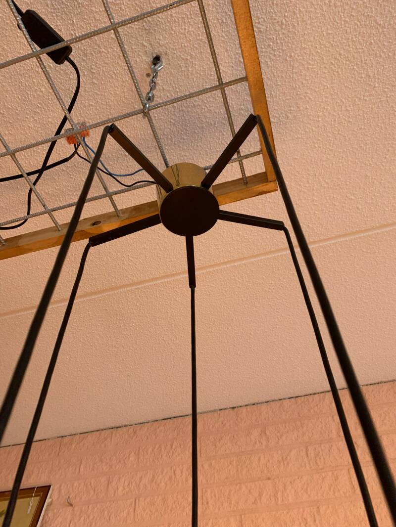 Vintage cascade lamp jaren '70