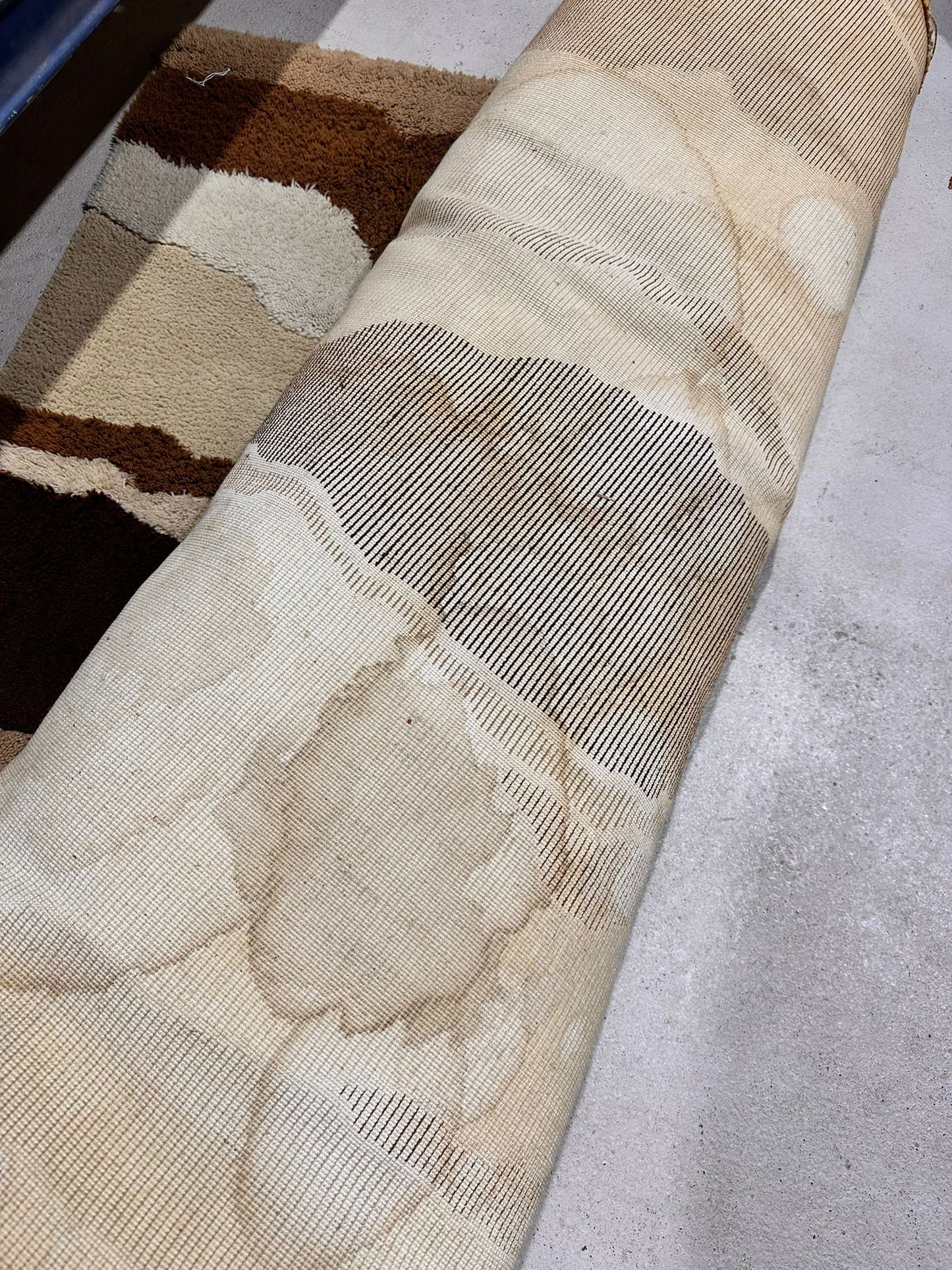 Vintage jaren '70 vloerkleed 4 x 3 meter