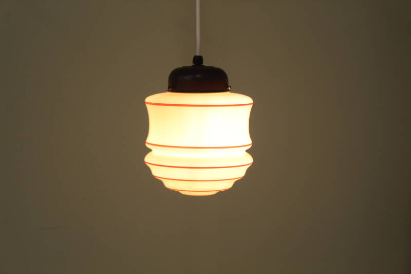 Vintage hanging lamp - art deco, 1930s | 00819