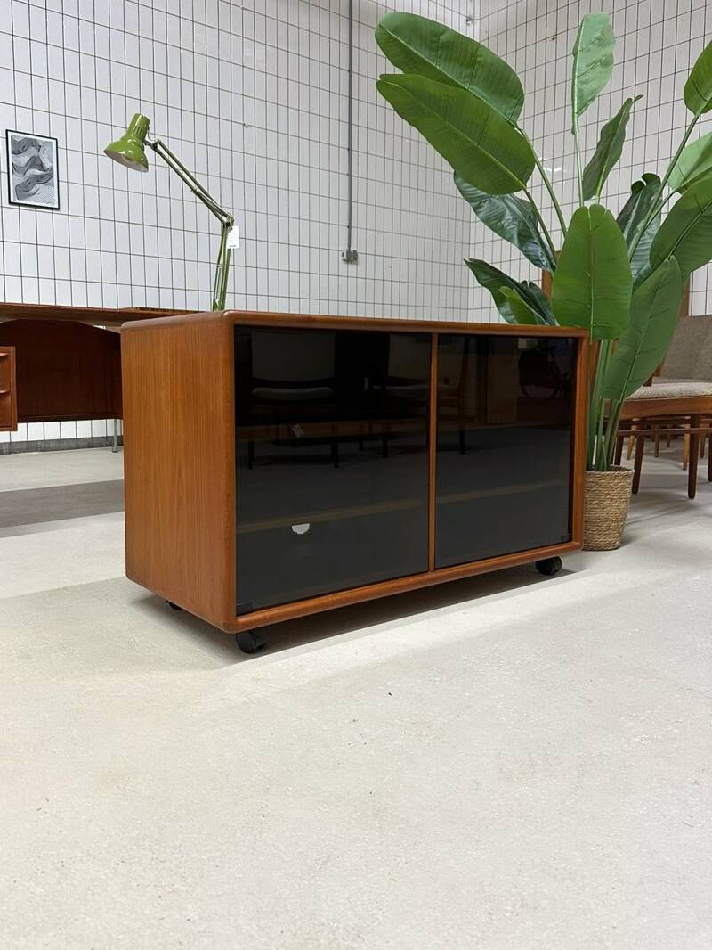 Vintage audiokast, tv-meubel Deens Design - Dyrlund, jaren '80 | 01163