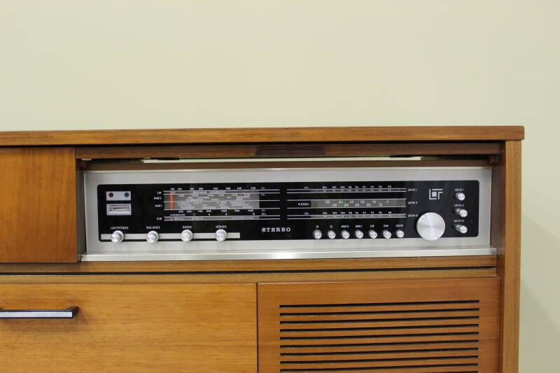Vintage sideboard, audio furniture Philips