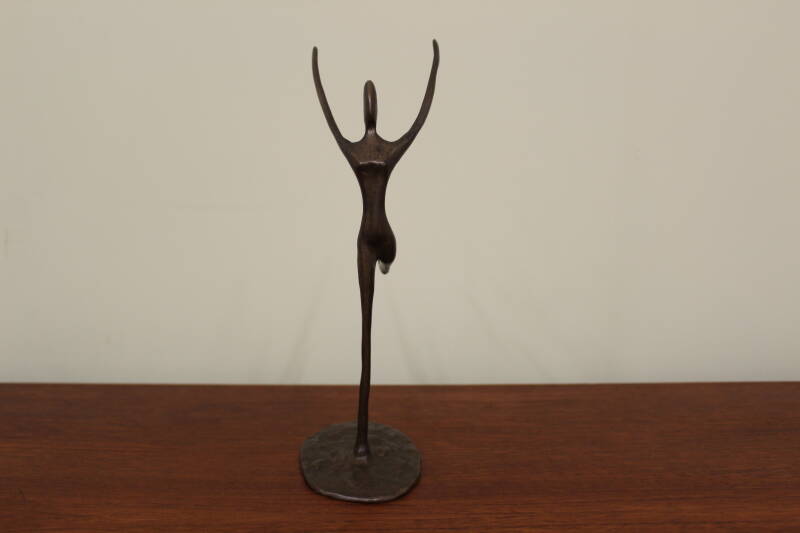 Vintage bronze statue ballerina 3/6 | 00857