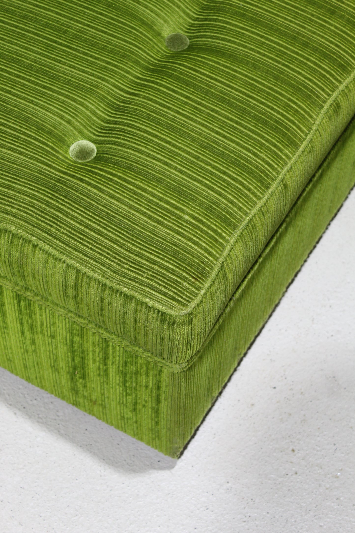 Vintage modulaire bank, hoekbank - groen, jaren '70