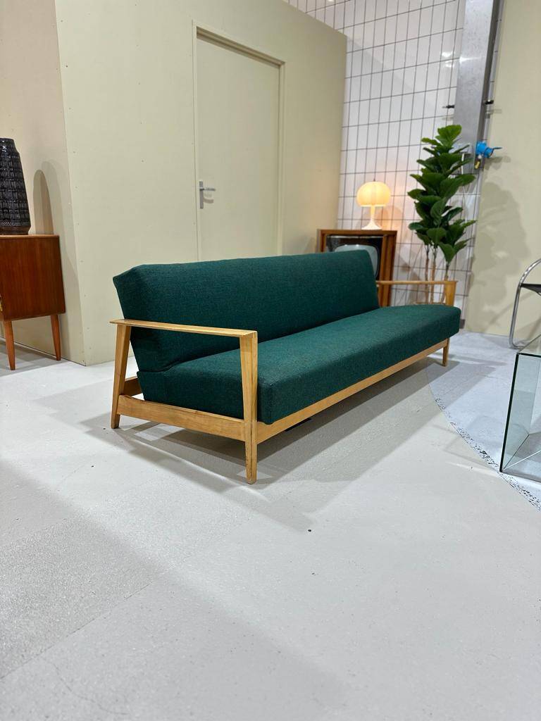 Vintage bank, slaapbank - Scandinavisch, jaren '60 | 00980