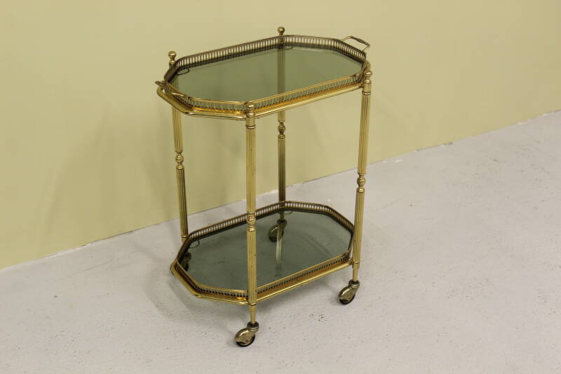 Vintage Franse Barcart, serveerwagen