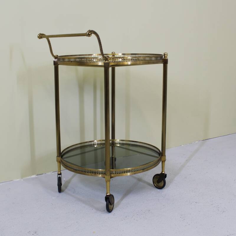Vintage 1950s bar cart, serving trolley