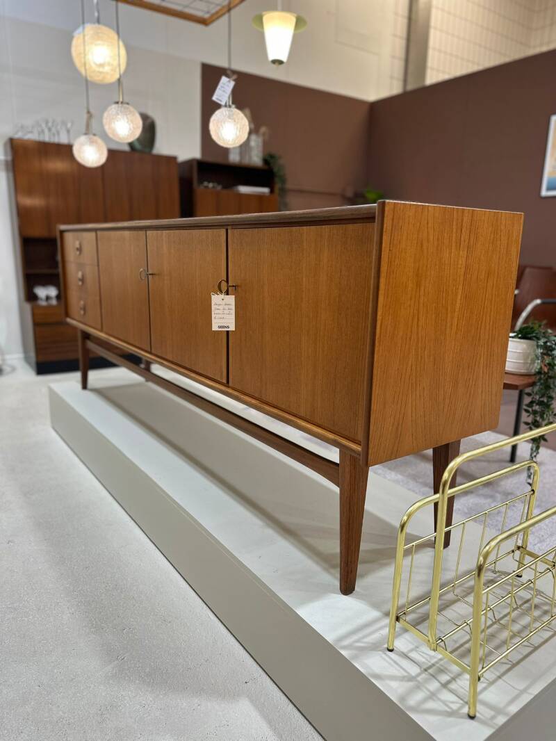Vintage design dressoir, sideboard - Bartels, jaren '60, teak | 01509