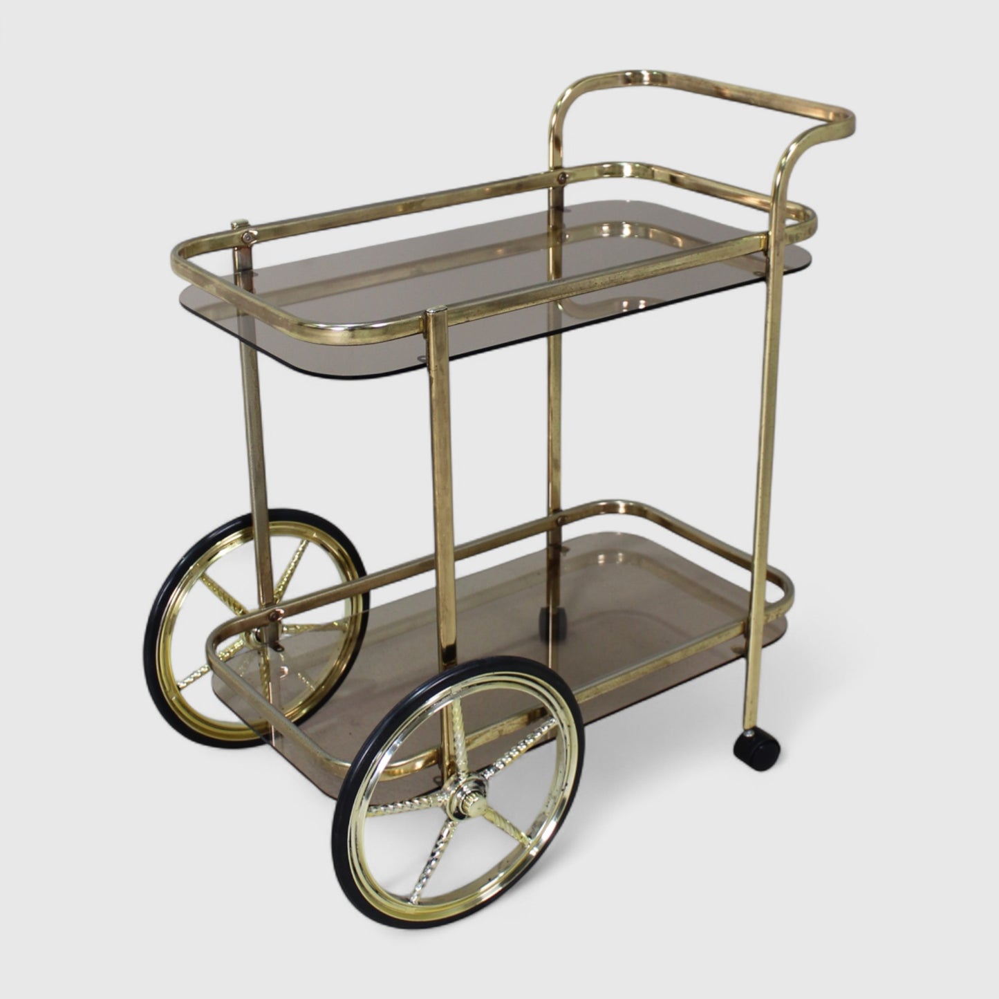 Vintage barcart, serveerwagen, drankkar