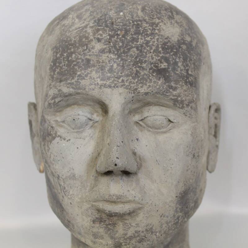 Vintage head, statue